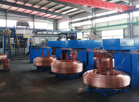 8000T Copper rod continuous upcast mcahine line