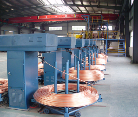 8000T Copper rod continuous upcast mcahine line