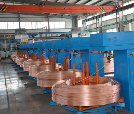 12000T Copper rod continuous casting mcahine line